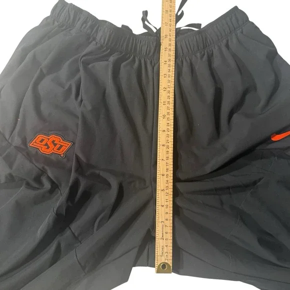 Nike OSU Oklahoma State Football Team Issued Joggers 3XL Black Dri Fit - Picture 6 of 8